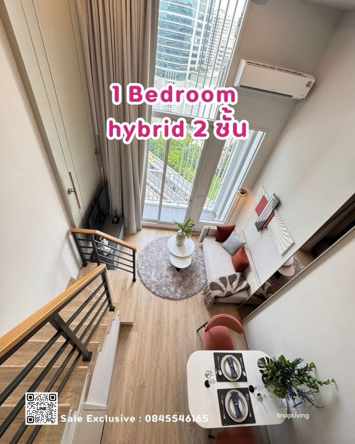 ที่สุดของทำเล - คอนโดใกล้จุฬา  𝗖𝗨𝗟𝗧𝗨𝗥𝗘 𝗖𝗛𝗨𝗟𝗔  🩷🩷ห้อง 𝐇𝐲𝐛𝐫𝐢𝐝 36 ตร.ม. | Resale ราคาถูกที่สุด เริ่ม 6.83 ลบ.* – รูปที่ 3