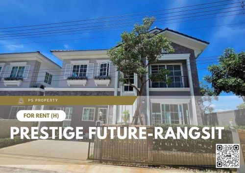 บ้านเดี่ยวให้เช่า 📍 Prestige Future-Rangsit 📍 4 ห้องนอน 3 ห้องนอน เฟอร์นิเจอร์ และ เครื่องใช้ไฟฟ้าครบ 