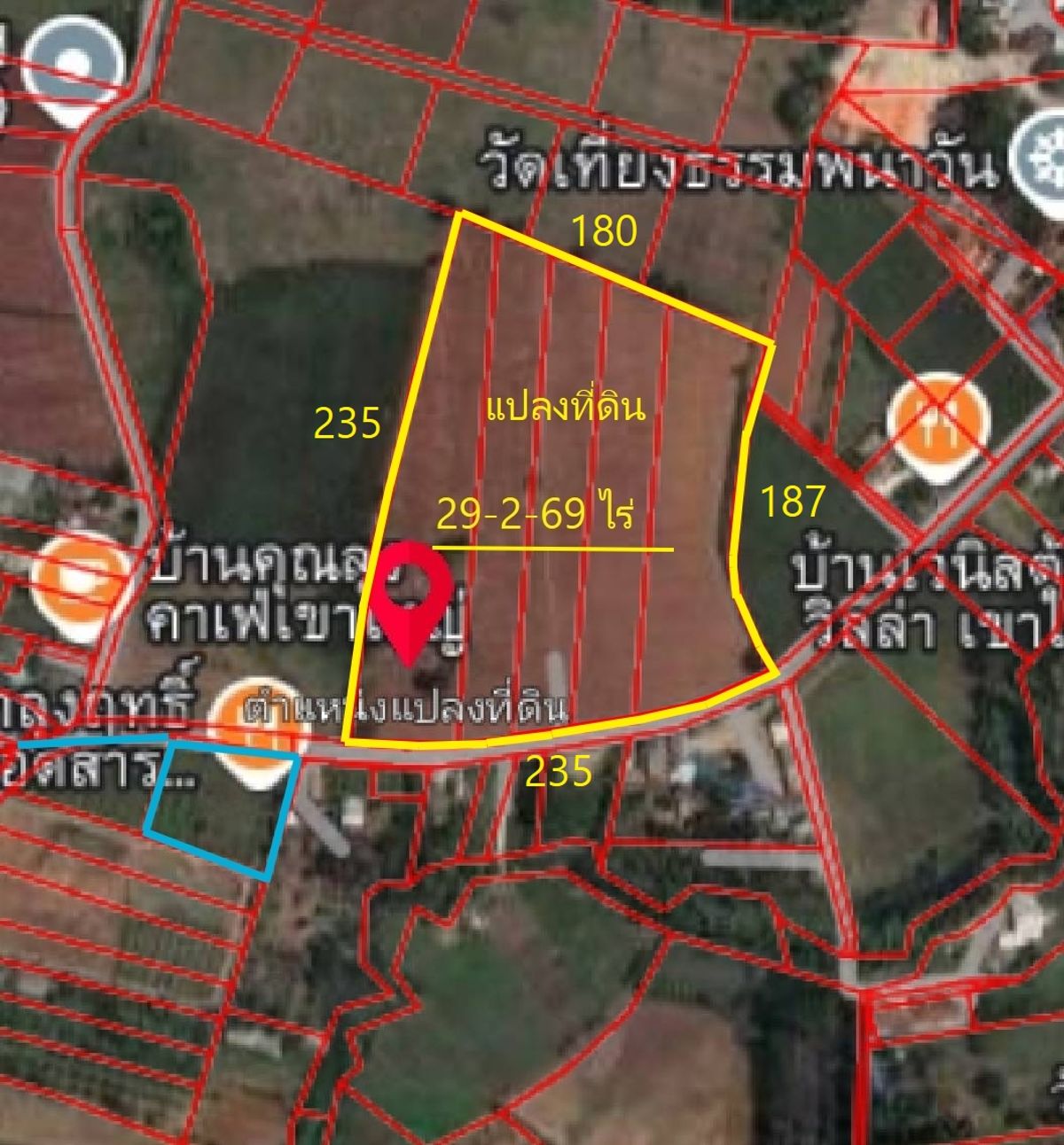 ขายที่ดิน ต.หมูสี อำเภอปากช่อง เนื้อที่ 29-2-69 ไร่ ใกล้สวนผักลุงฤทธิ์ ใกล้อุทยานแห่งชาติเขาใหญ่ ขายที่ดิน ต.หมูสี อำเภอปากช่อง เนื้อที่ 29-2-69 ไร่ ใกล้สวนผักลุงฤทธิ์ ใกล้อุทยานแห่งชาติเขาใหญ่