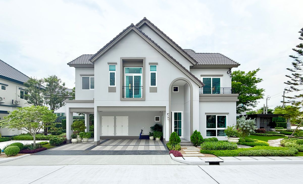 🚀 Saran Siri Jatuchot (the largest)-2-storey detached house 70 sq.w. 244 sqm. 4 bedrooms, 5 water, 3 parking 092-545-6151 (Tim)