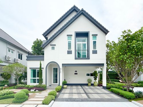 🚀 Saran Siri Jatuchot (Size starting)-2-story detached house 53 sq.w. 174 sqm. 3 bedrooms, 3 water, 2 water, park 092-545-6151 (Tim)