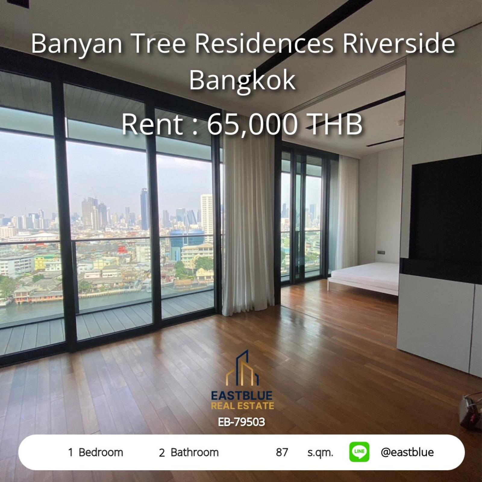 Banyan Tree Residences Riverside Bangkok 1 Bed 87 sqm 65k Banyan Tree Residences Riverside Bangkok 1 Bed 87 sqm 65k
