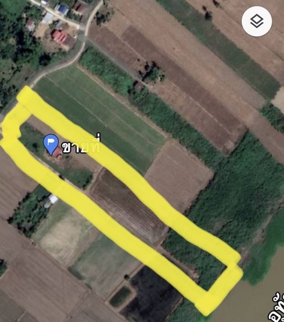 Land for sale in Uthai Thani Province (adjacent to Rat Sathorn Temple, beautiful space)+ There is additional space behind (1rai 3 ngarn 64 Sqwah.) – รูปที่ 2