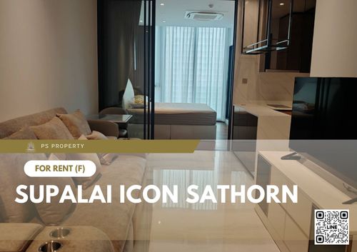 ให้เช่า ✨ Supalai ICON Sathorn ✨ เฟอร์นิเจอร์ และ เครื่องใช้ไฟฟ้าครบ ใกล้ BTS ช่องนนทรี