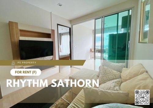 ให้เช่า ✨ Rhythm Sathorn ✨ เฟอร์นิเจอร์ และ เครื่องใช้ไฟฟ้าครบ ใกล้ BTS สะพานตากสิน