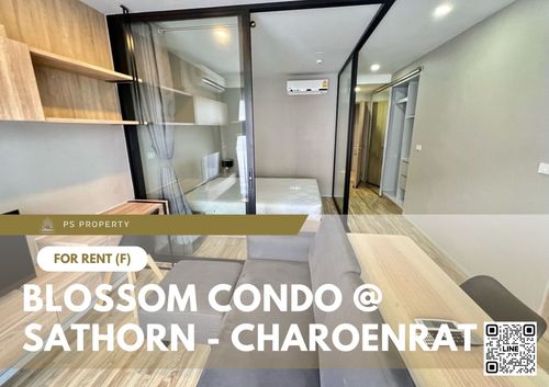 ให้เช่า 📍 Blossom Condo @ Sathorn - Charoenrat 📍 เฟอร์นิเจอร์ และ เครื่องใช้ไฟฟ้าครบ ใกล้ BTS สุรศักดิ์