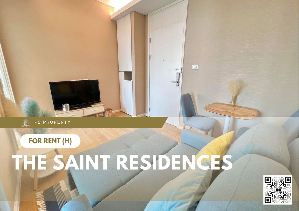 For rent 📍 The Saint Residences 📍 Fully furnished and equipped, near BTS Ha Yaek Lat Phrao For rent 📍 The Saint Residences 📍 Fully furnished and equipped, near BTS Ha Yaek Lat Phrao