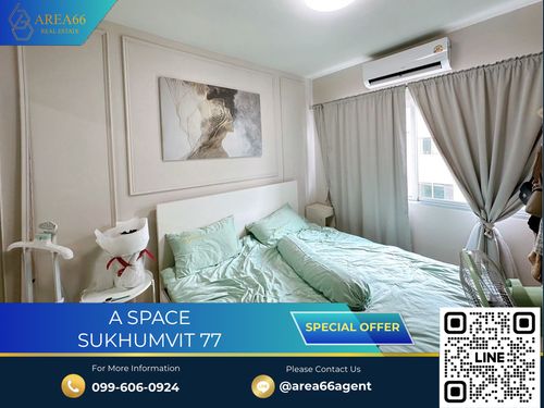🔥 For sale !! Condo a space sukhumvit 77