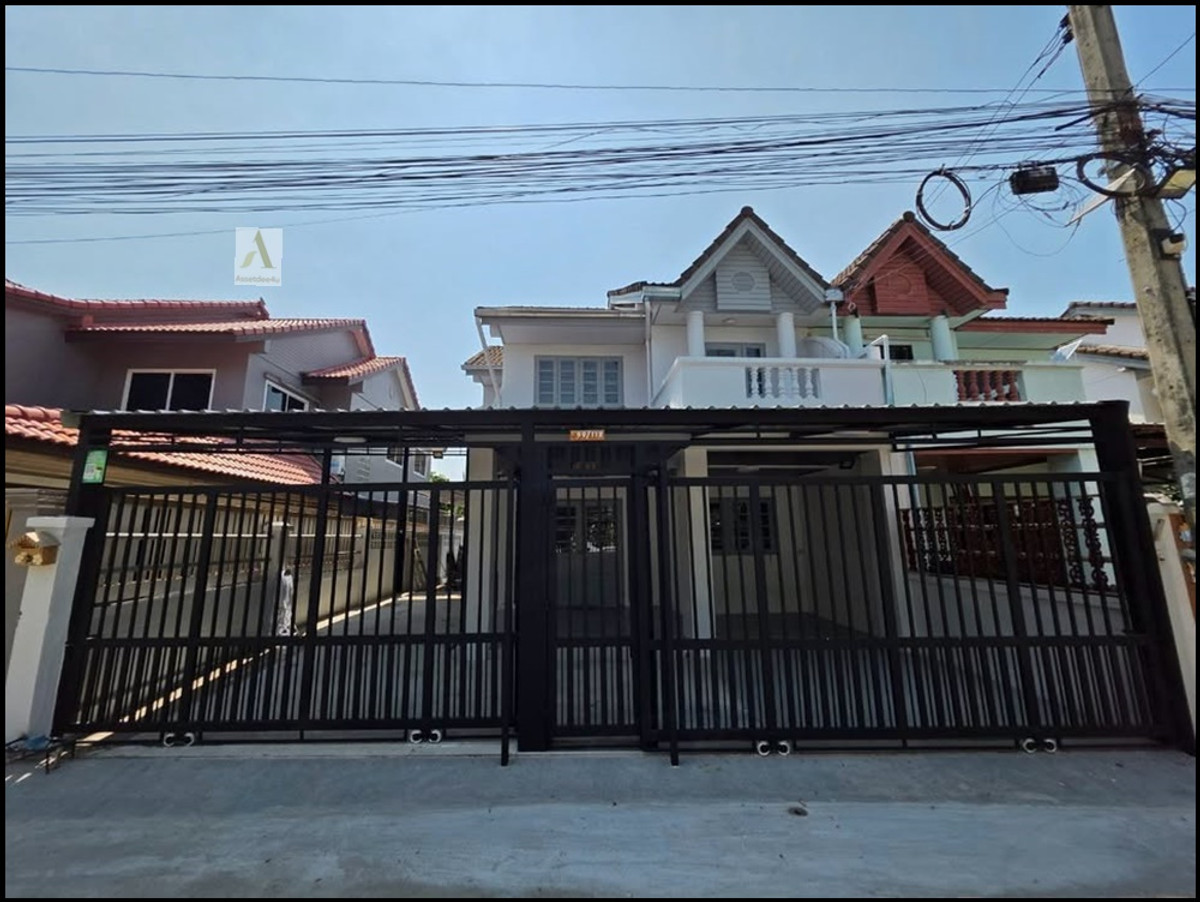 AH612 ให้เช่าบ้านแฝด 2 ชั้น เนื้อที่ 47 ตร.ว. นนทรี ปาร์ค ถนนรัตนาธิเบศร์ ใกล้เซ็นทรัล ทำออฟฟิศได้