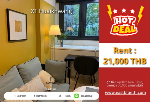 05/10/2026, รวมค่าโอน🔥 ขายด่วน! คอนโดหรู XT หห้วยขวาง เพียง 4.4 ล้าน

📍 ทำเลเทพ ใกล้ BTS/MRT หห้วยขวาง เริ่ม 21,000/ด. 0642748883