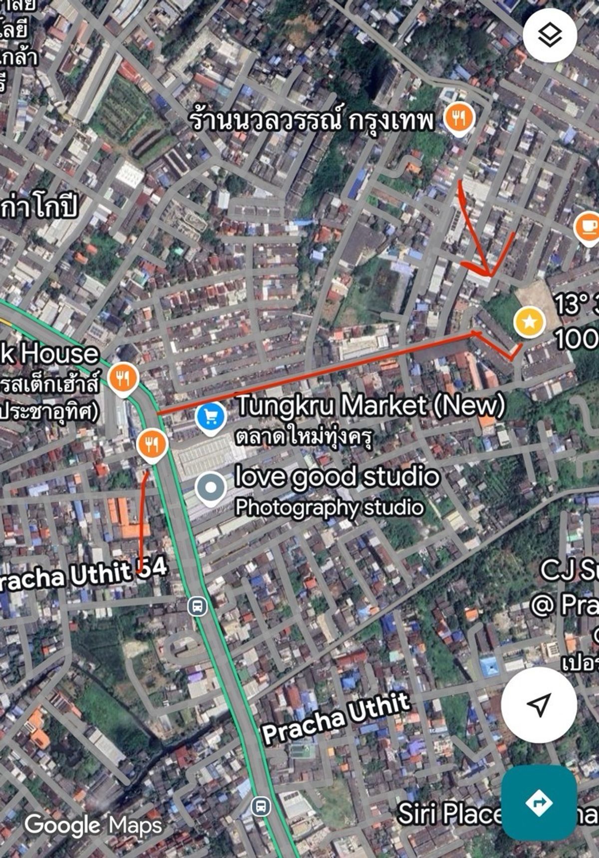 ขายที่ดิน 759 ตร.วา ประชาอุทิศ 59 ใกล้ตลาด ใกล้มหาลัย เหมาะสร้างอพาร์ทเม้นท์ บ้านเดี่ยว – รูปที่ 2