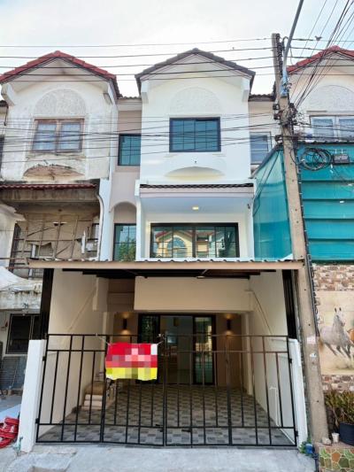 ขายทาวน์เฮ้าส์/ทาวน์โฮม บ้านสวนรังสี โครงการ 2 วิวสวย หน้ากว้าง รีโนเวทใหม่ ท่าทราย เมืองสมุทรสาคร สมุทรสาคร CX-131884