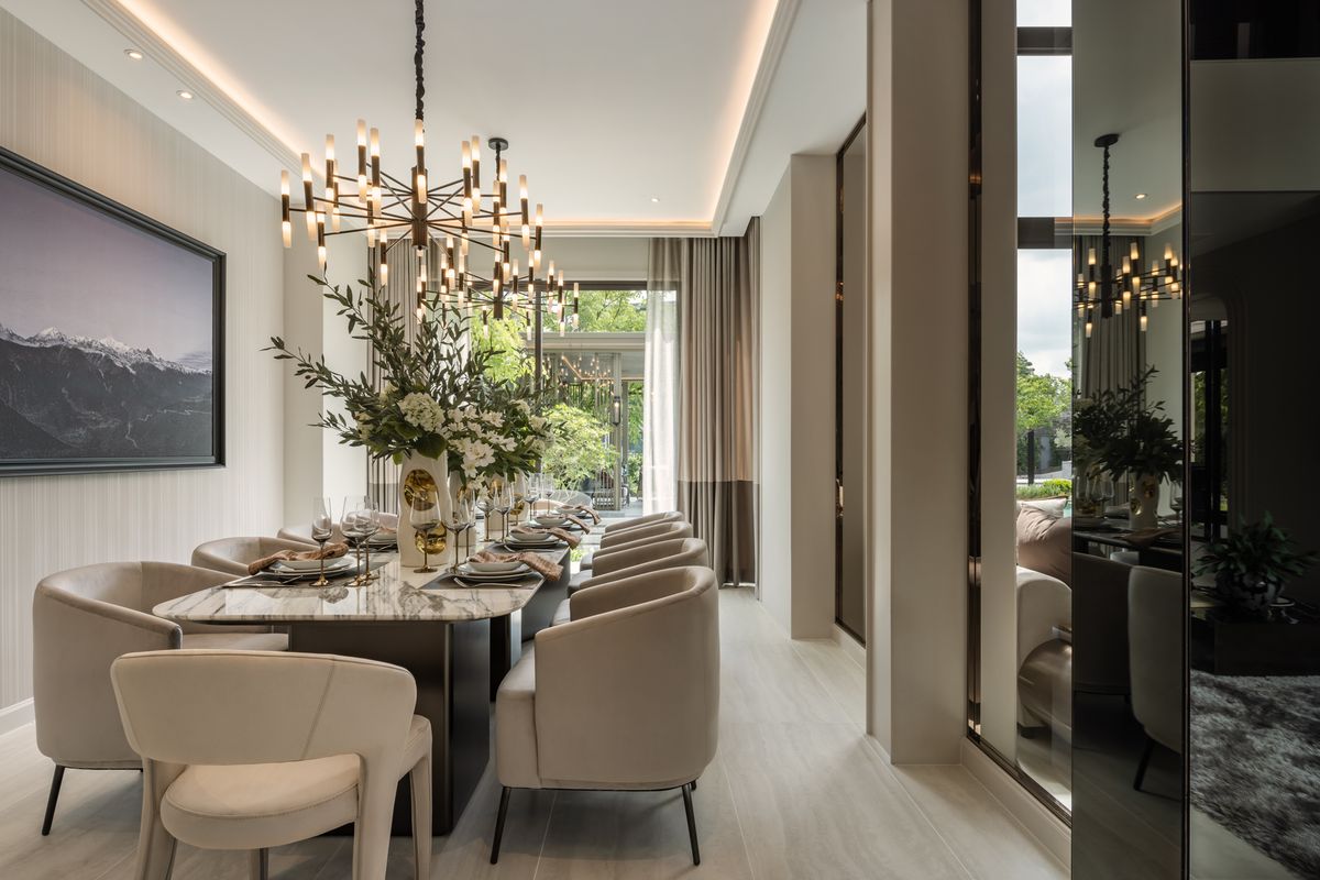 Sell ​​3 -story luxury mansion Pinklao - Borom, Grand Bangkok Boulevard Pinklao -Borom Usable area 499 - 571 sqm. – รูปที่ 3