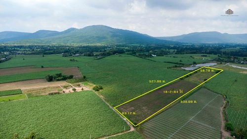 Land for Sale in Wang Sai, Pak Chong — 18-2-84 Rai (7,484 sq.w.) If you miss this plot… there will never be another in Khao Yai!  18-2-84 Rai