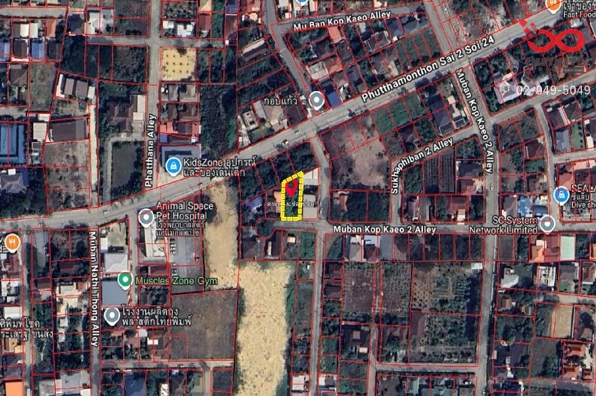 ขายที่ดิน 118ตรว.บ้านกอบแก้ว 2 พุทธมณฑลสาย 2 ทวีวัฒนา
