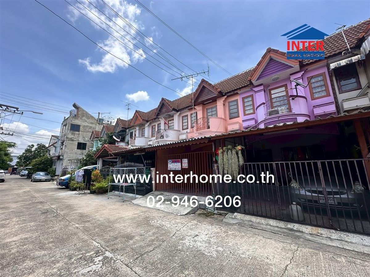 2 -story townhouse 16 sq.w. Village Pongsirichai 1 Near Omnoi Municipality Office, Petchkasem Road, Krathum Baen Samut Sakhon – รูปที่ 2