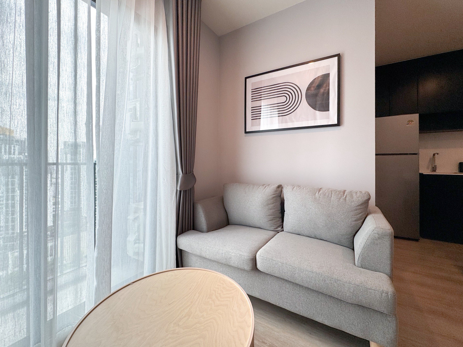 2 Bed 1 bath Fully furnished New Condo Good Location Close to MRT Phra Ram 9 220 m. @ NUE District R9 – รูปที่ 3