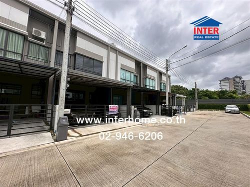 ทาวน์เฮ้าส์ 2 ชั้น 17.5 ตร.ว. หมู่บ้านแกรนด์พลีโน่ ราชพฤกษ์ ใกล้โรงเรียนนนทบุรีวิทยาลัย ถนนราชพฤกษ์ ถนนรัตนาธิเบศร์ ปากเกร็ด นนทบุรี