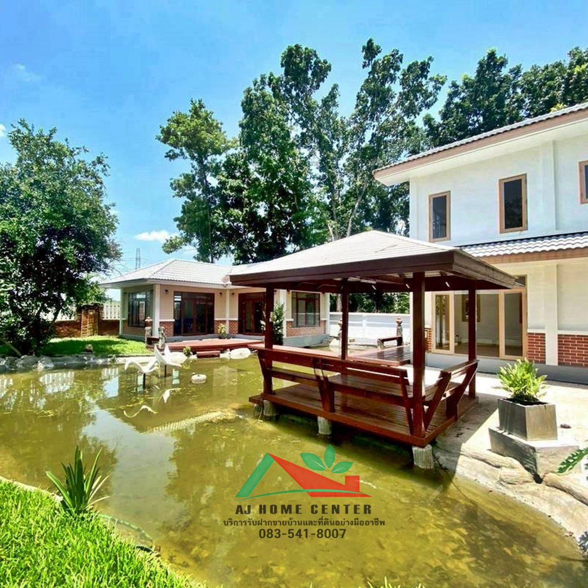 ขายบ้านเดี่ยวพร้อมเรือนรับรองและศาลาริมน้ำ ขนาด216ตรว. ม.ฟอเรสท์โฮม รังสิตคลอง7 รีโนเวทใหม่   – รูปที่ 2