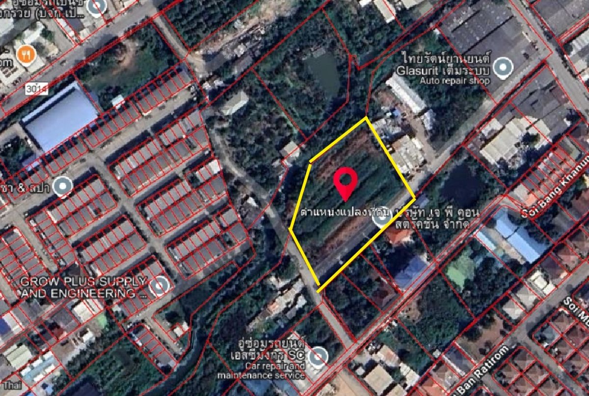 Land for sale in Bang Kruai 3 rai than the road. Land for sale in Bang Kruai 3 rai than the road.