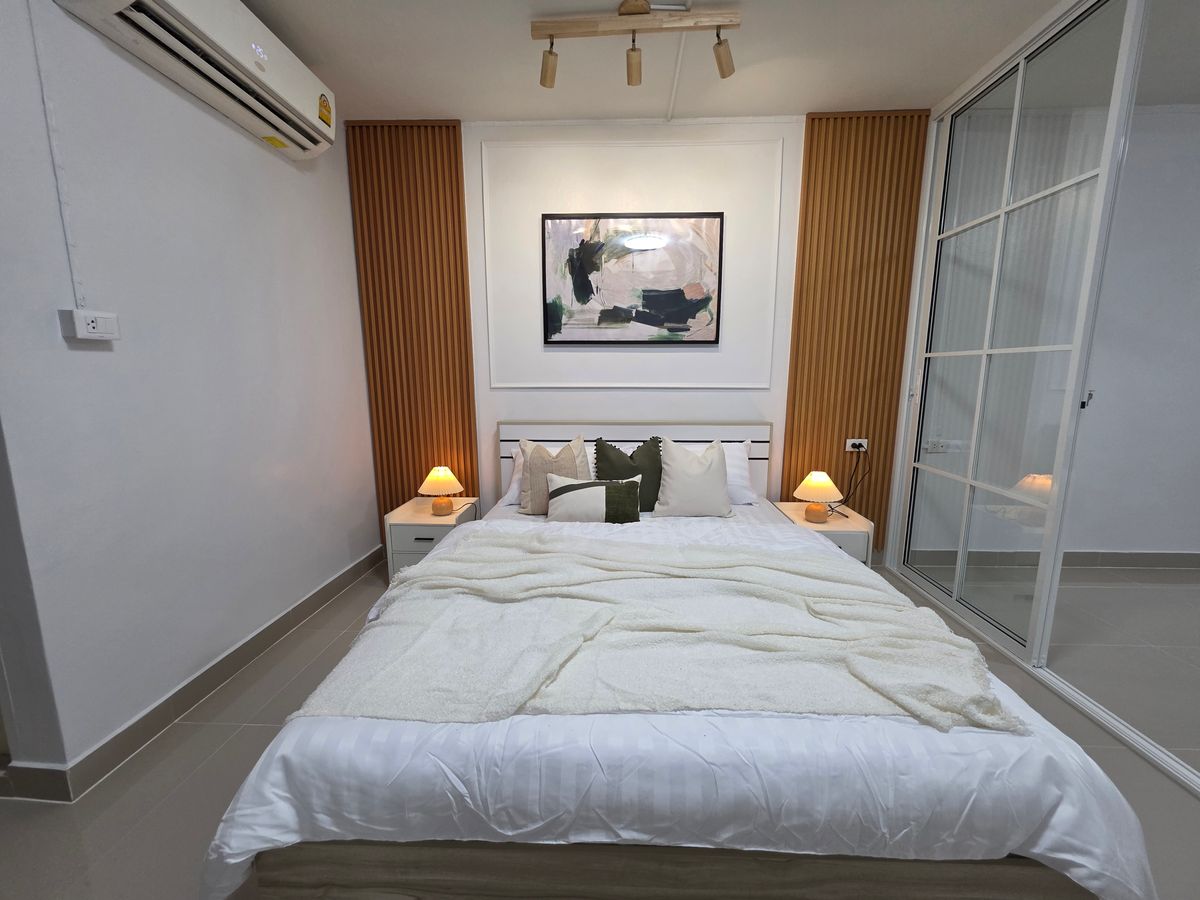 ที วี ซี คอนโด 1 นอน ห้องใหญ่37 ตร.ม. กั้นห้องนอน แต่งครบ เฟอร์ใหม่ ติดถนน เดินทางสะดวก ใกล้รถไฟฟ้า_Do712 – รูปที่ 2