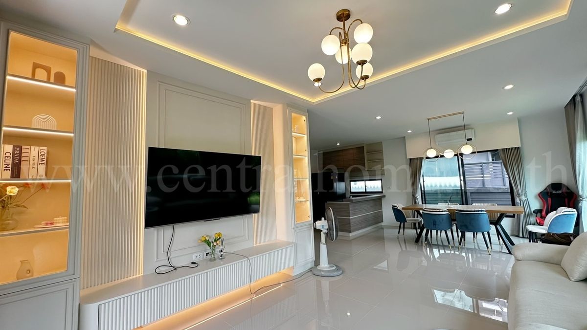 บ้านเดี่ยว สราญสิริ รังสิต หลังมุม ไม่เคยเข้าอยู่ – รูปที่ 3