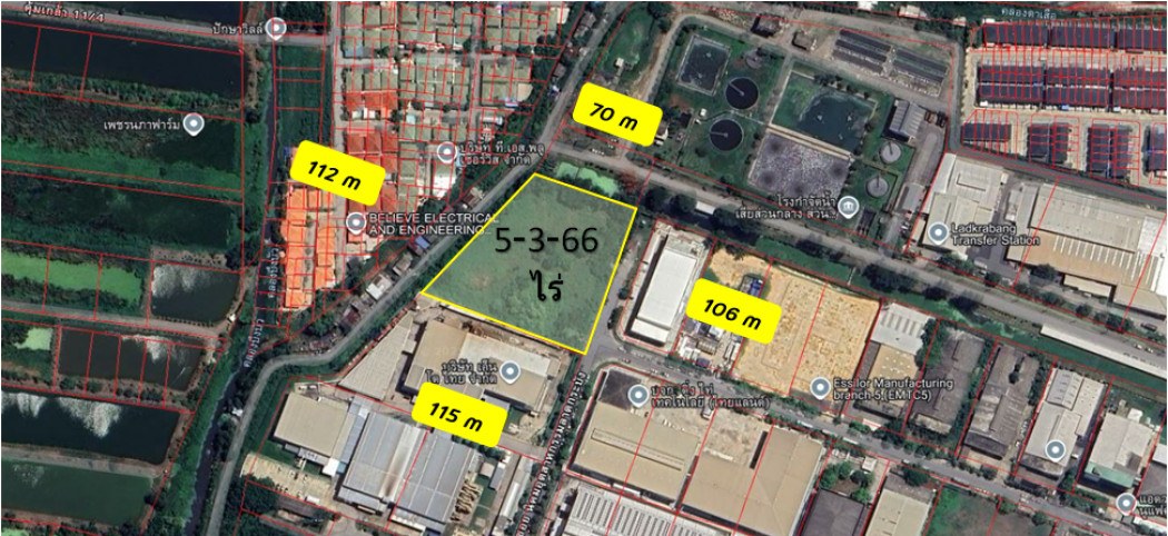 ให้เช่า ที่ดิน นิคมลาดกระบัง 5 ไร่ 3 งาน 66 ตรว ทำเลดี แปลงมุม ให้เช่า ที่ดิน นิคมลาดกระบัง 5 ไร่ 3 งาน 66 ตรว ทำเลดี แปลงมุม