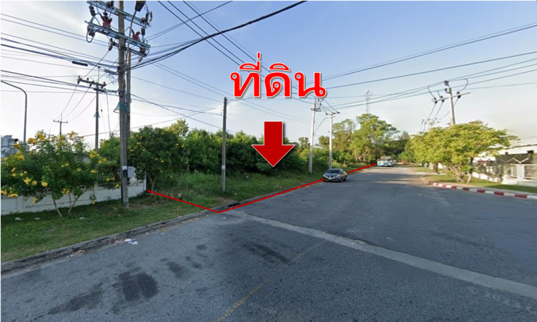 ให้เช่า ที่ดิน นิคมลาดกระบัง 5 ไร่ 3 งาน 66 ตรว ทำเลดี แปลงมุม – รูปที่ 2