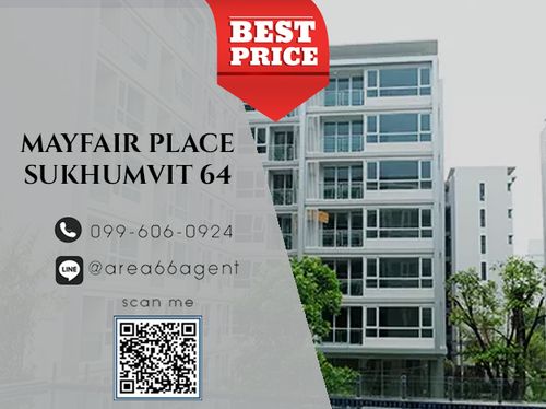 🔥For  sale !! Condo Mayfair Place Sukhumvit 64