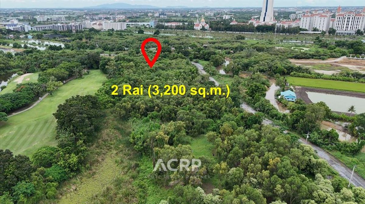 ขายที่ดินติดสนามกอล์ฟสุภาพฤกษ์ – ใกล้ มหาลัย ABAC บางนา เนื้อที่ 2 ไร่ ราคาเพียง 16 ล้านบาท – รูปที่ 2