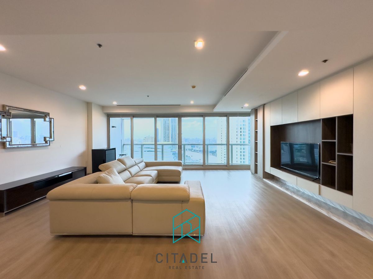 The River by Raimon Land - Riverfront, High Floor 3 Beds Condo for Rent Facing IconSiam! – รูปที่ 3