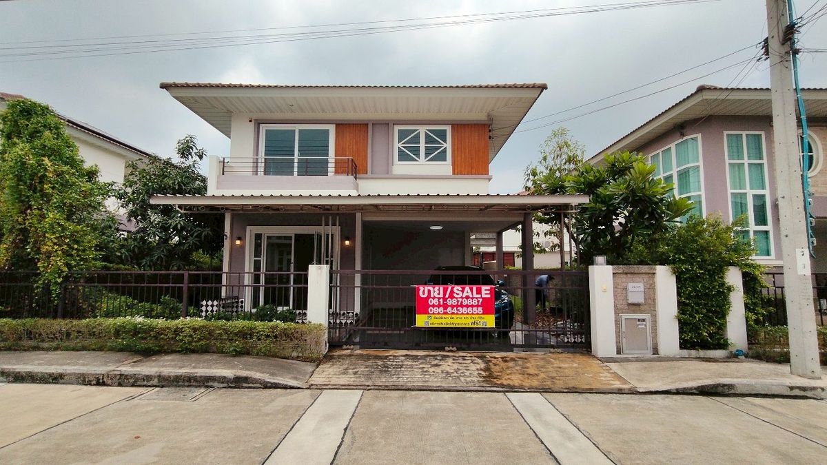 🏡 Luxury detached house for sale  Supalai Park Ville Rama 2-Tham Project, complete additions 🌟 🔹 Area 64.4 sq.w. | Usable area 175 sq.m.