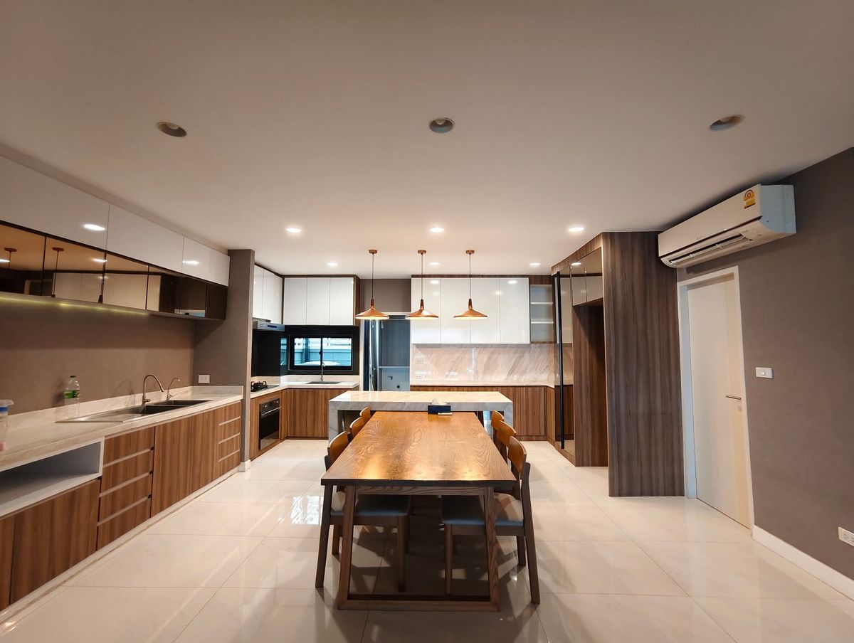 4 -story house 🏠 For rent, 4 bedrooms, beautifully decorated, with a housekeeper, Nirvana Define Project, Rama 9 – รูปที่ 2