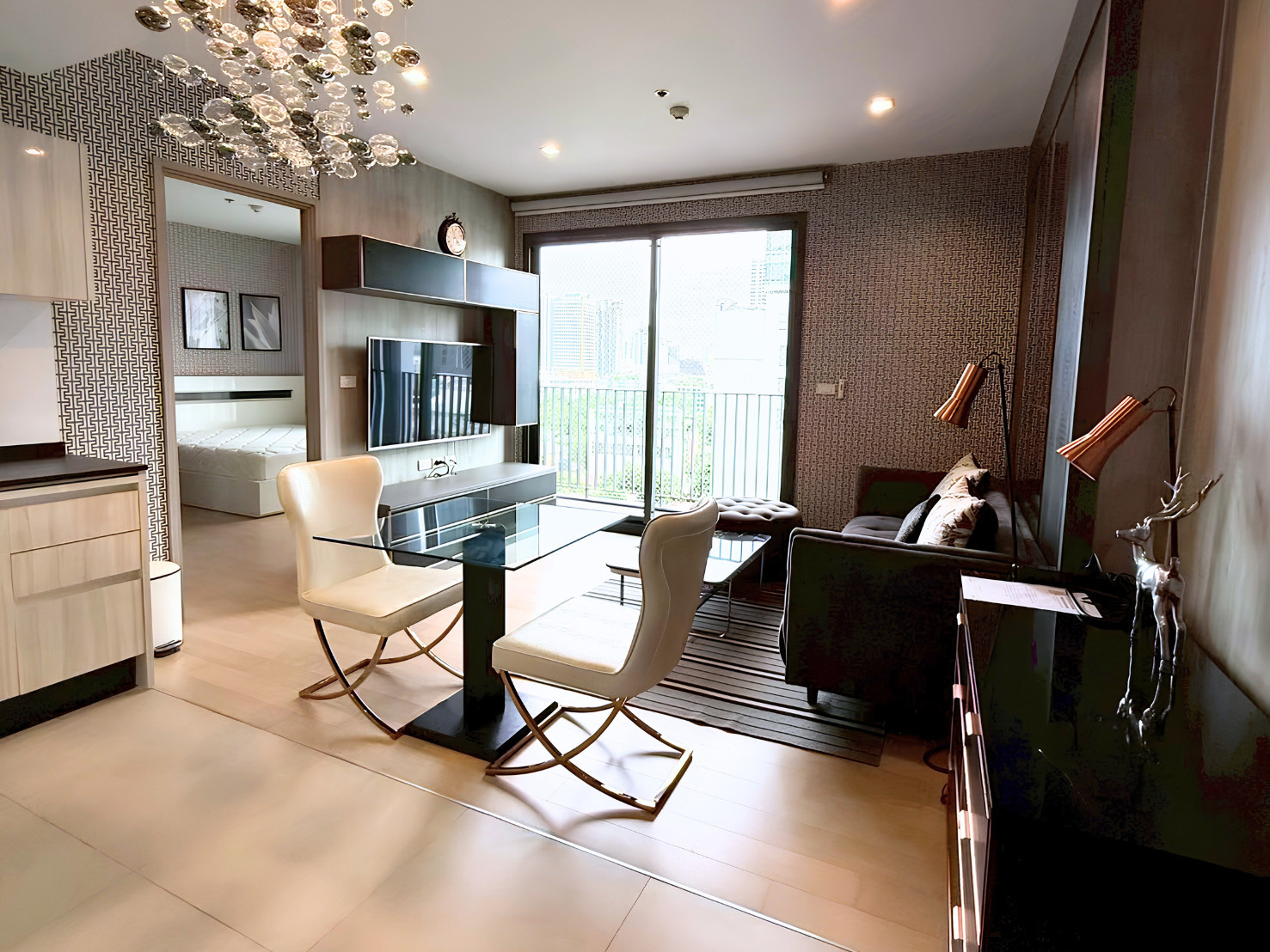 ++เช่าด่วน++ HQ Thonglor by Sansiri** 1 ห้องนอน 51 ตร. ม. แต่งครบพร้อมอยู่!! – รูปที่ 3