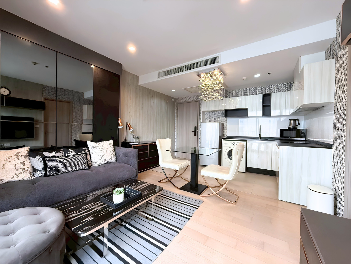 ++เช่าด่วน++ HQ Thonglor by Sansiri** 1 ห้องนอน 51 ตร. ม. แต่งครบพร้อมอยู่!! – รูปที่ 2