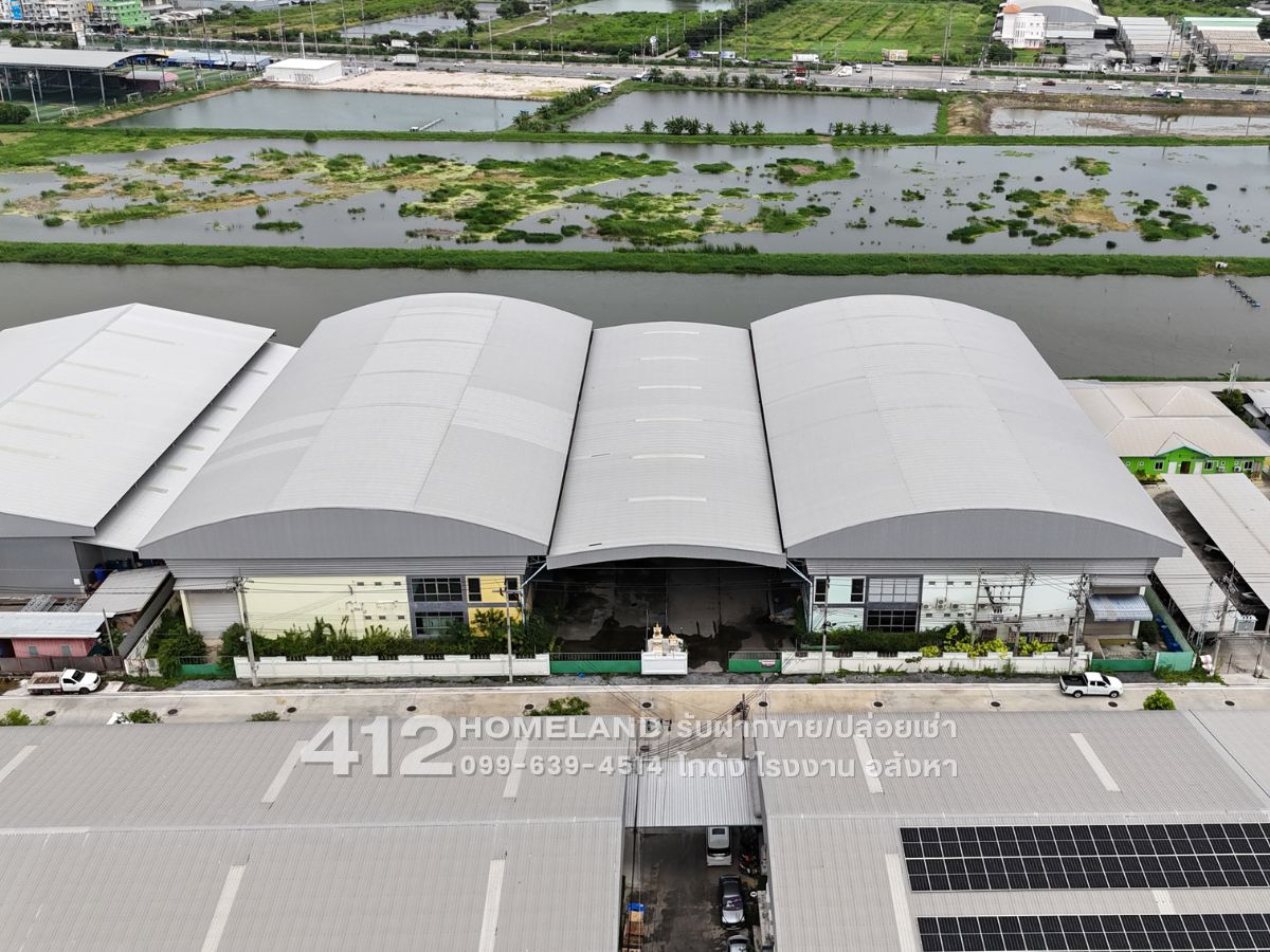 ขาย/ให้เช่า โรงงาน-โกดัง 4,050 ตร.ม. เนื้อที่ 4 ไร่ รถใหญ่เข้า–ออกสะดวก เครื่องจักรพร้อม เดินงานต่อได้ทันที ซ.จงศิริ บางพลี