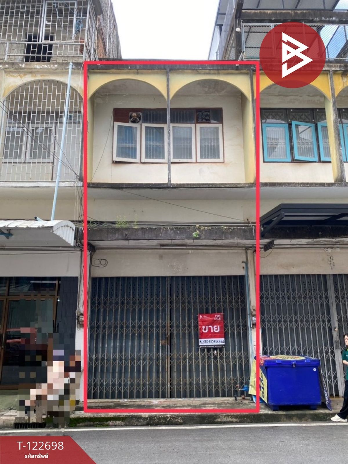ขายอาคารพาณิชย์ 2 ชั้น เนื้อที่ 14.3 ตร.วา ตลาด จันทบุรี