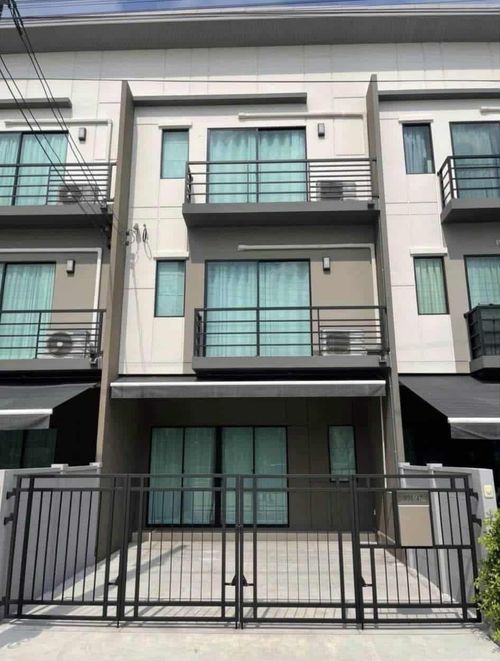 Townhome for sale, Ban Klang, Ratchapruek - Sathorn, area 17 sq.w., living area 165 sq.m., 3 bedrooms, 3 bathrooms, complete furniture ready