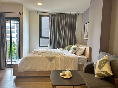 ให้เช่าคอนโด The Muve บางนา Fully Furnished ขนาด 24 ตารางเมตร ชั้น 4 อาคาร A ใกล้ถนนบางนา- ตราด ห้อง studio ซอยเปรมฤทัย ตำบลบางแก้ว อำเภอบางพลี จังหวัดสมุทรปราการ