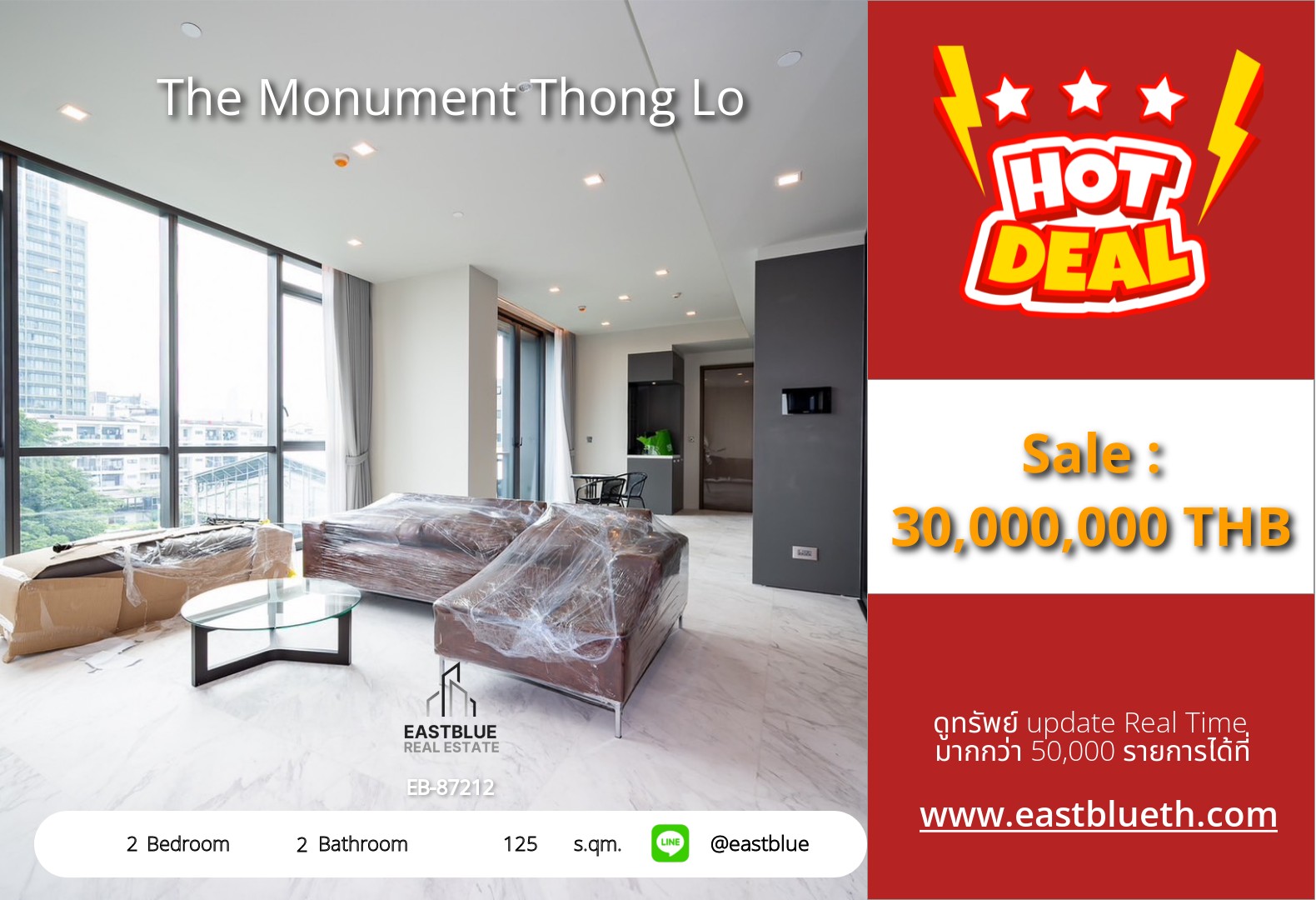 For Sale: The Monument Thong Lo 2 Bed 125 sqm near BTS Thong Lo 30M THB