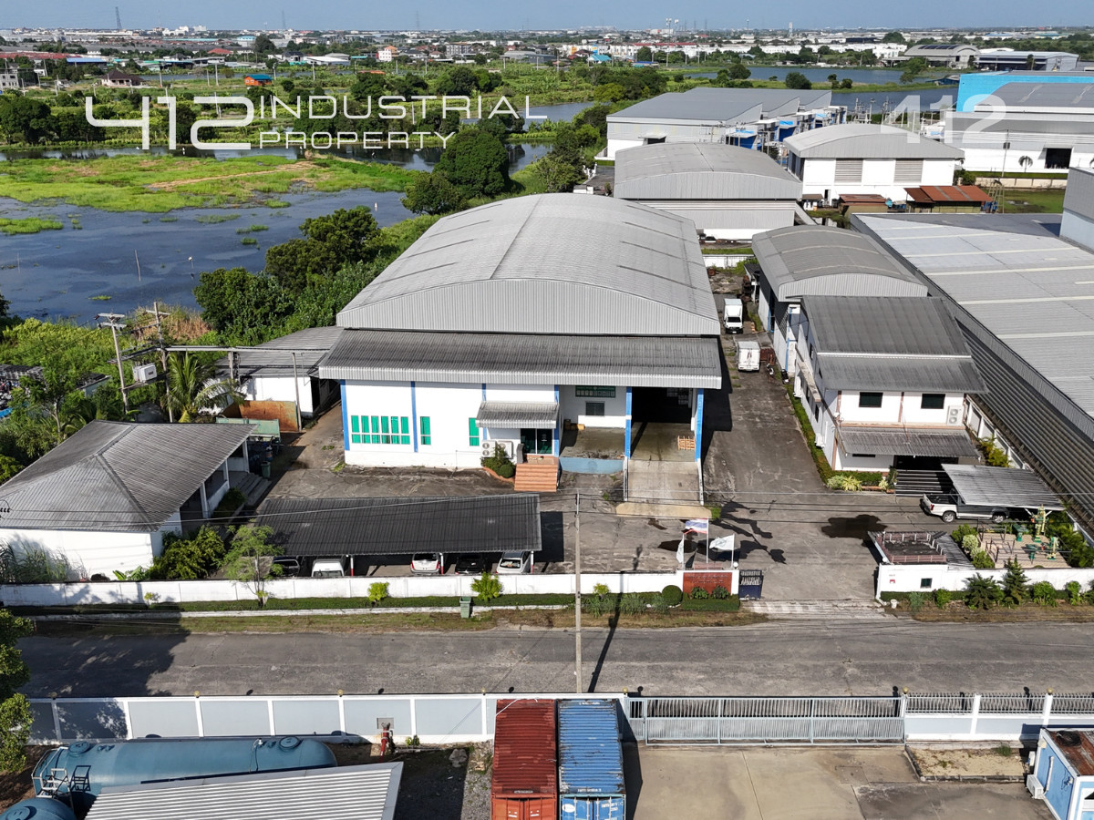 Selling a factory-2,500 square meters of warehouse, with a certificate 4, ready to use, thin-Bang Bo Samut Prakan