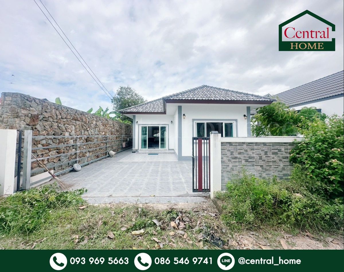 Single -story house, Bang Lamung, Chon Buri, a new house, never in Single -story house, Bang Lamung, Chon Buri, a new house, never in