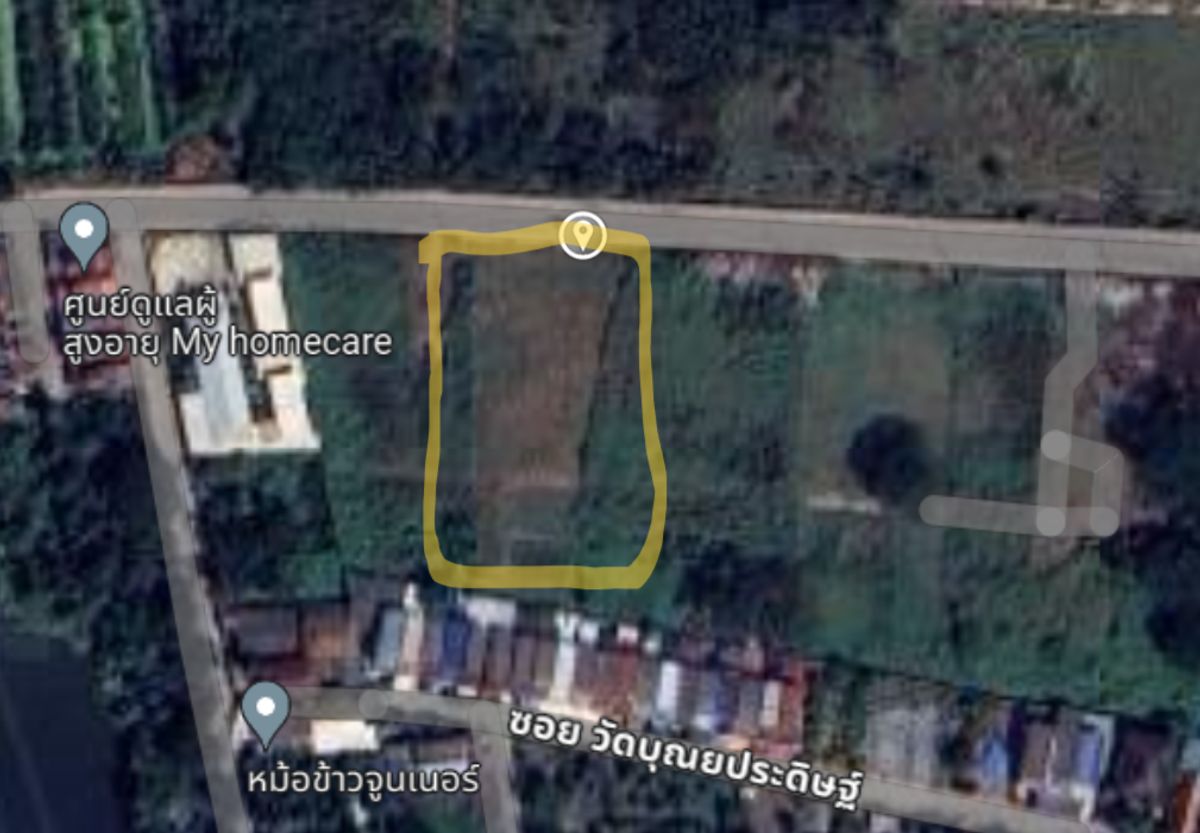 2 rai of land for sale, Phuttha 2, Soi Wat Boonyapradit, can enter 3 ways, 40 meters wide – รูปที่ 3