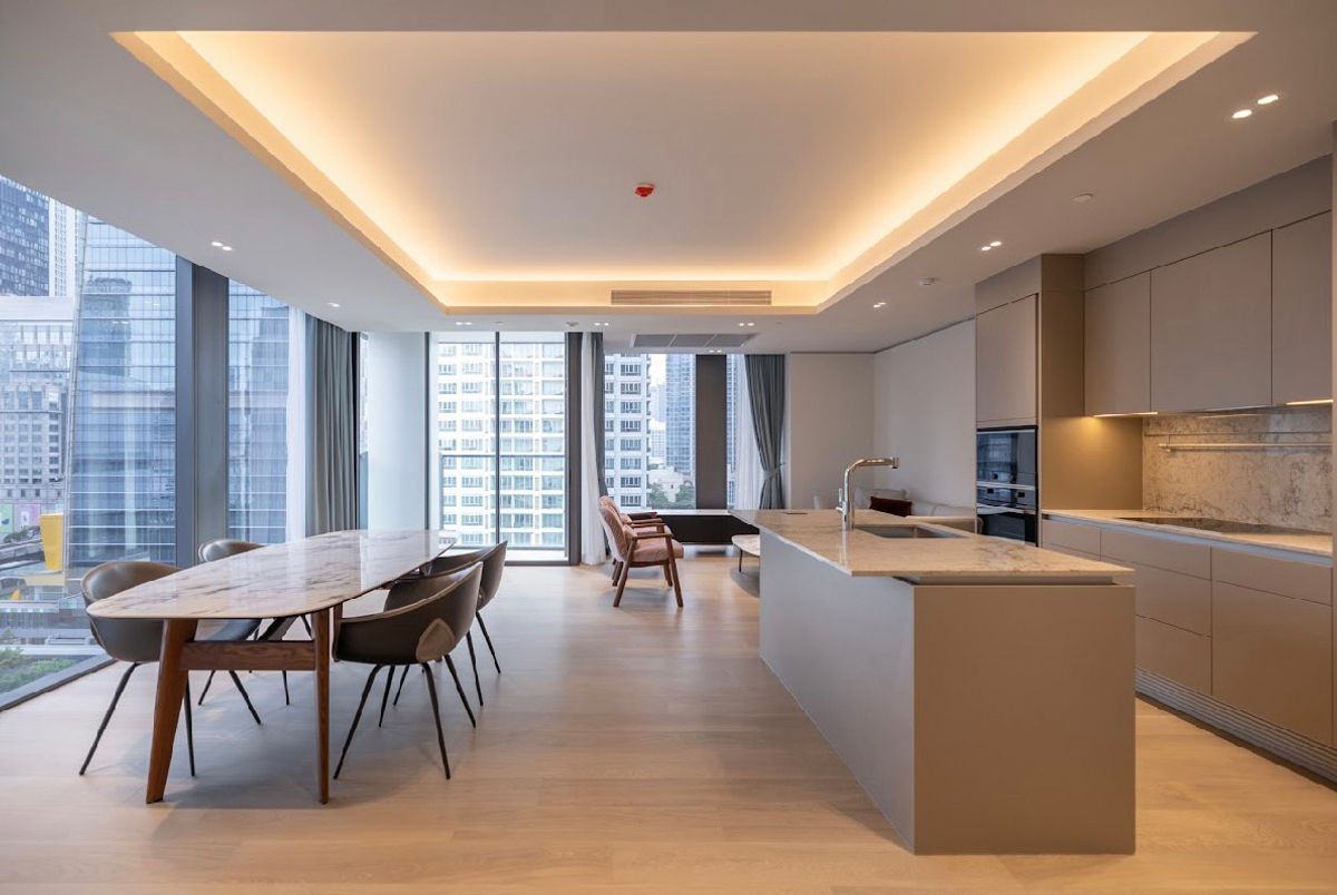 ● Rare Unit ● Floor 10+ 117.50 sq.m. | 2 Bedrooms Fully Furnished | Condo near The Mercury Ville @ Chidlom 1 min, BTS Chidlom 2 min – รูปที่ 2