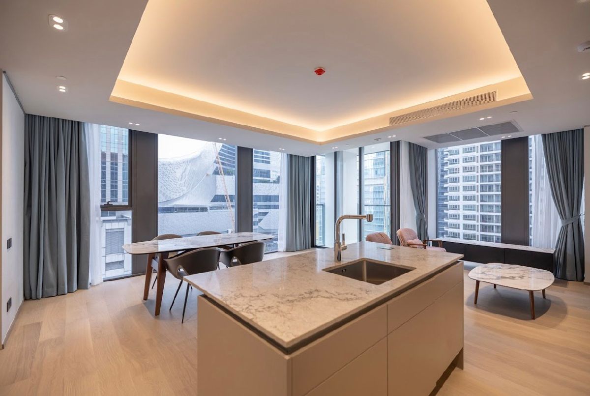 ● Rare Unit ● Floor 10+ 117.50 sq.m. | 2 Bedrooms Fully Furnished | Condo near The Mercury Ville @ Chidlom 1 min, BTS Chidlom 2 min – รูปที่ 3