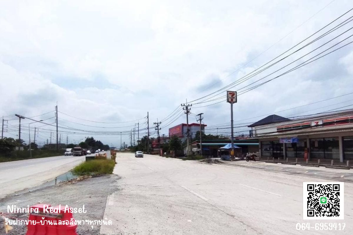 ขายที่ดิน 9 ไร่ 1 งาน 2 ตารางวา ลาดหลุมแก้ว สี่แยกนพวงศ์ ปทุมธานี  ซ.แยกนพวงศ์ ถ.บางบัวทอง-สุพรรณบุรี 340 ต.หน้าไม้ อ.ลาดหลุมแก้ว จ.ปทุมธานี – รูปที่ 3