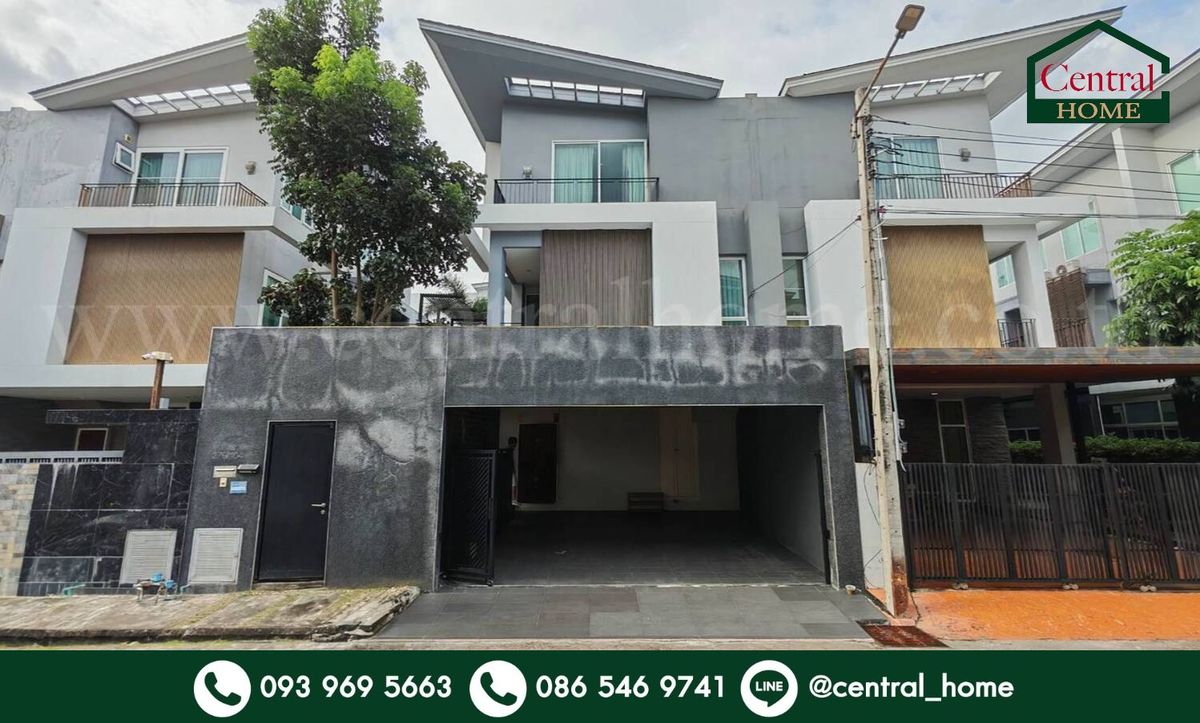 3 -story twin house, Grand I -Design Vibhavadi, ready to be near Don Mueang Airport