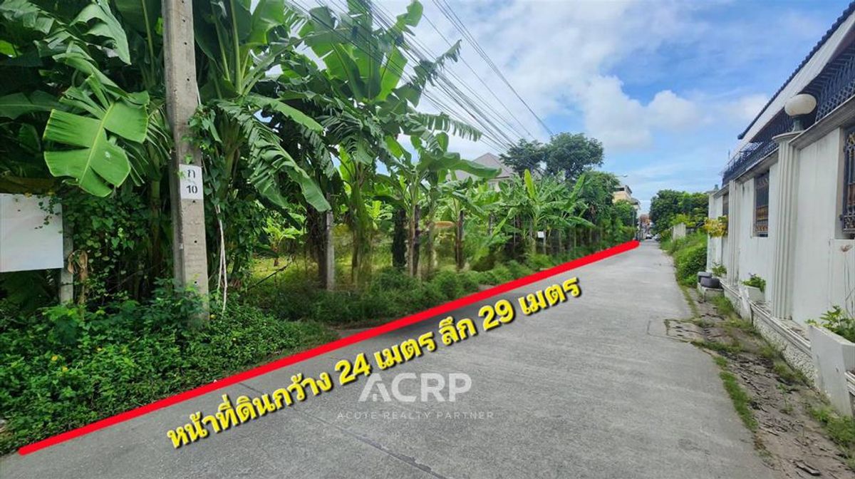 ขายที่ดินเปล่าถมแล้ว ทำเลทอง ศรีนครินทร์ 42 ซอยสุภาพงษ์ 1 แยก 8 – รูปที่ 3