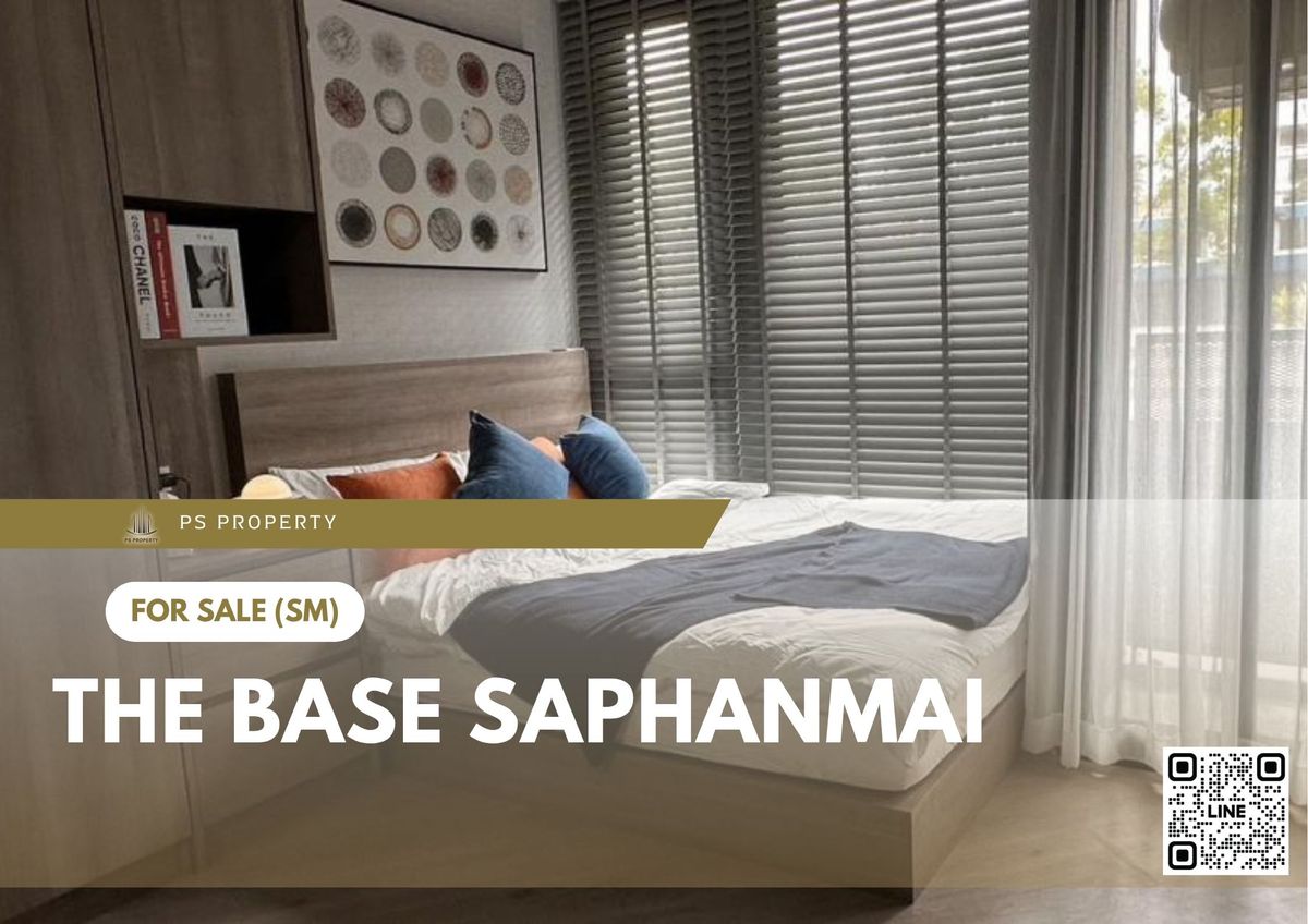 Urgent sale ✨ THE BASE Saphanmai ✨ Fully furnished and equipped, near the airport