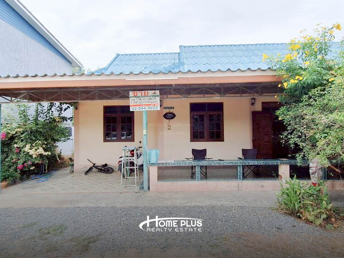Land with a single -story house, Soi Municipality 12, Don Chedi, Suphan Buri Province
